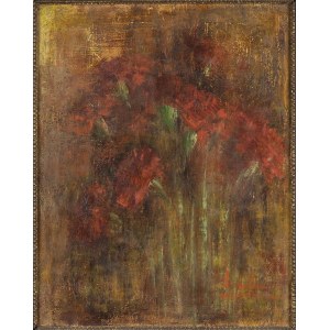 ANONYMOUS: Vase with carnations