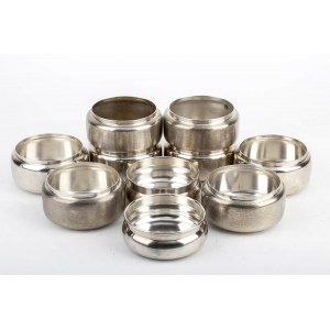 Lot of metal cups