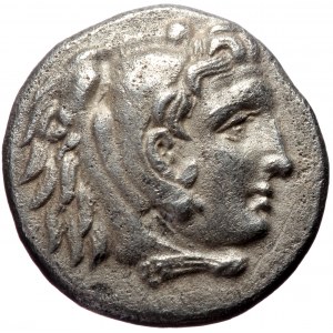 Kings of Macedon. Philip III Arrhidaios. 323-317 BC. AR Drachm (Silver,4.19 g 21 mm). In the name and types of Alexander
