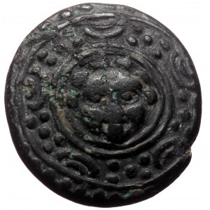 Kings of Macedon, Antigonos I Monophthalmos. (king, 306/5-301 BC) AE Unit (Bronze, 16mm, 3.84g) Salamis, Struck under De