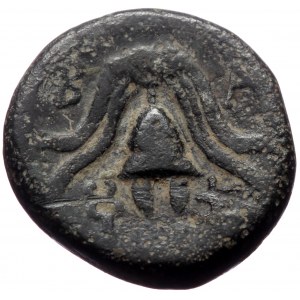 Kings of Macedon, Antigonos I Monophthalmos (king, 306/5-301 BC) AE Unit (Bronze, 15mm, 4.05g) Salamis, Struck under Dem