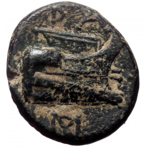 Kings of Macedon, Demetrios I Poliorketes, AE, (Bronze, 3.74 g 15 mm), Circa 300-295 BC. Salamis,