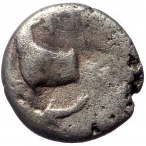 Thrace, Byzantion, AR Hemidrachm, (Silver, 1.78 g 10 mm), Circa 387/6-340 BC.
