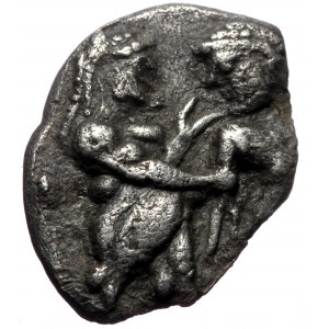 Thraco-Macedonian Region, Berge. AR Stater (Silver, 5.03 g 17 mm). Circa 525-480 BC.