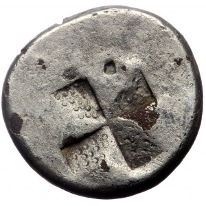 Thrace, Byzantion, AR Hemidrachm, (Silver,2.21 g 12 mm),Circa 340-320 BC.