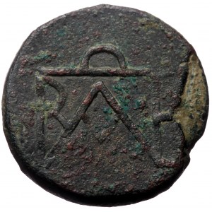 Kings of Bosporos, Pantikapaion, Polemo I, AE, (Bronze,12.42 g 24 mm),Circa 37-8 BC.