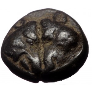 Lesbos, Uncertain mint, Bl Diobol, (Billon, 1.02 g 9 mm), 500-450 BC.