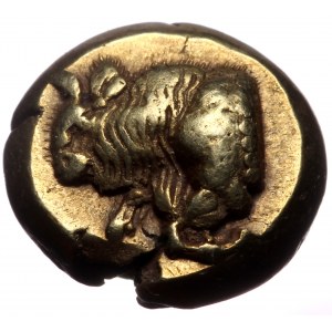 Lesbos, Mytilene, Hekte - 1/6 Stater, (Electrum, 2.55 g 10 mm), Circa 521-478 BC.