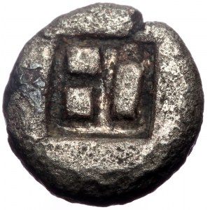 Lesbos, Uncertain mint,Bl Obol, (Billon,1.29 g 9 mm), Circa 500-450 BC.