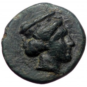 Troas, Zeleia, AE, (Bronze, 2.10 g 14 mm), 4th century BC.