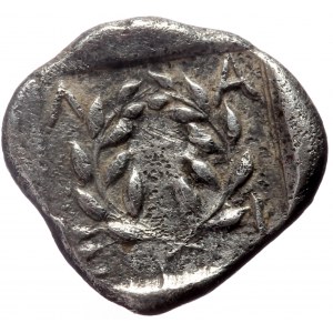 Aeolis, Elaia,AR Diobol, (Silver,1.29 g 10 mm), Circa 460-400 BC.