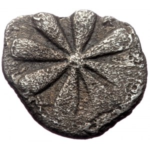 Aeolis, Kyme, AR Hemiobol, (Silver, 0.58 g 10 mm), 4th century BC.