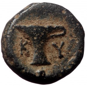 Aeolis, Kyme, AE,(Bronze,1.47 g 9 mm), Circa 350-250 BC.