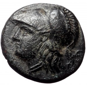 Aeolis, Elaia, AE, (Bronze, 2.98 g 15 mm), Circa 4th-3rd centuries BC. Polyxe-, magistrate.