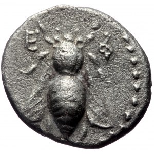Ionia, Ephesos. AR Drachm. (Silver, 3.95 g 17 mm),Thaleas, magistrate. Circa 202-150 BC.