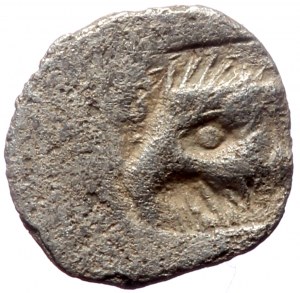 Ionia, Ephesos, AR Tetartemorion, (Silver, 0.21 g 7 mm), Circa 500-420 BC.