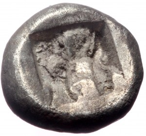 Ionia, Phokaia AR Hemidrachm (Silver, 1.60g, 10mm) ca 521-478 BC.
