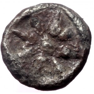 Ionia, Uncertain, AR Hemiobol, (Silver, 0.42 g 8 mm). 5th century BC.