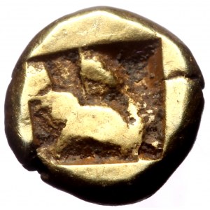 Ionia, Phokaia, EL Myshemihekte - 1/24 Stater, (Elektron, 0.65 g 6 mm), Circa 625/0-522 BC.