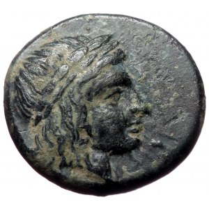 Ionia, Kolophon, (Bronze, 2.24 g 13 mm) Epigonos, magistrate, Circa 330-280 BC.