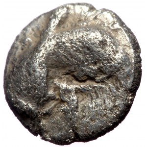 Ionia, Phokaia, AR Tetartemorion, (Silver, 0.28 g 6 mm), Circa 530-510 BC.