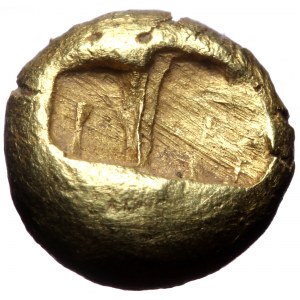 Ionia, Uncertain. EL Hekte - 1/6 Stater, (Electrum, 2.34 g 10 mm). Circa 600-550 BC. Milesian standard. Figural type.