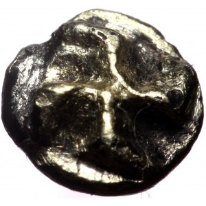 Ionia. Uncertain. EL 1/48 Stater. Elektron,(0.33 g 7 mm), Circa 625-600 BC.