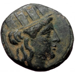 Ionia, Smyrna, AE, (Bronze, 4.71 g 19 mm), Circa 170-145 BC. Apollonides, magistrate.