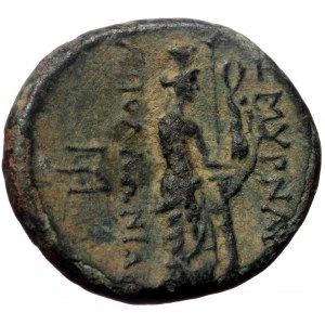 Ionia, Smyrna, AE, (Bronze, 4.71 g 19 mm), Circa 170-145 BC. Apollonides, magistrate.