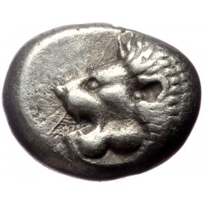 Ionia, Miletos, AR Obol or Hemihekte, (Silver, 1.15 g 9 mm), Late 6th-early 5th centuries BC.