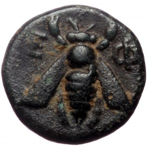 Ionia, Ephesos, AE, (Bronze, 1.36 g 10 mm), Circa 375-325 BC.