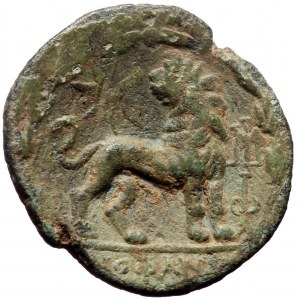 Ionia, Miletos, AE, (Bronze, 3.75 g 18 mm), Circa 200-100 BC, Diop'ant magistrate