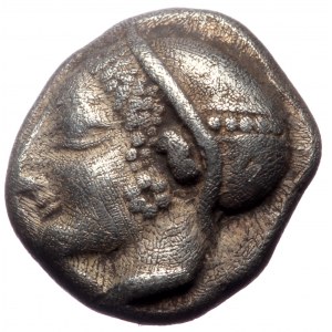 Ionia, Phokaia, AR Diobol, (Silver,1.29 g 9 mm), Circa 521-478 BC.