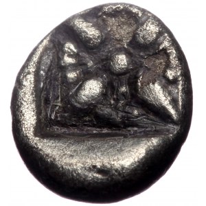 Ionia, Miletos, AR Obol or Hemihekte. (Silver,1.07 g 9 mm), Late 6th-early 5th centuries BC.
