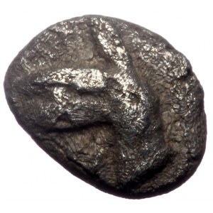 Ionia, Phokaia, AR Tetartemorion, (Silver,0.23 g 6 mm), Circa 521-478 BC.
