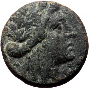 Ionia, Smyrna, AE, (Bronze, 8.71 g 20 mm) Uncertain, magistrate, Circa 2nd-1st Century BC.