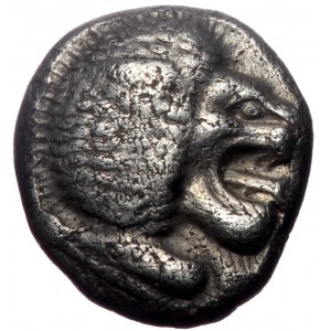 Ionia, Miletos, AR Obol or Hemihekte, (Silver, 1.12 g 8 mm), Late 6th-early 5th century BC.