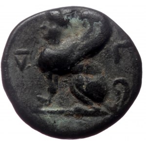 Caria, Kaunos, AE (Bronze, 0.92 g, 9 mm), Circa 390-370 BC.