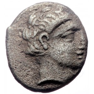 Caria, Mylasa, Hekatomnos, AR Diobol, (Silver, 1.22 g 9 mm), 392-376 BC.