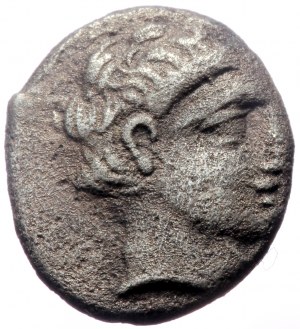 Caria, Mylasa, Hekatomnos, AR Diobol, (Silver, 1.22 g 9 mm), 392-376 BC.