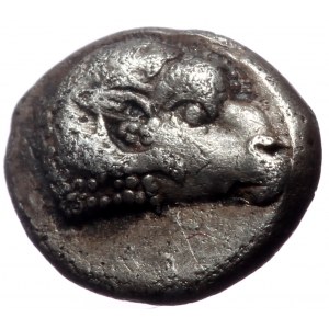 Caria, Uncertain. AR Hemiobol, (Silver 0.51 g 7 mm). 5th-4th centuries BC.