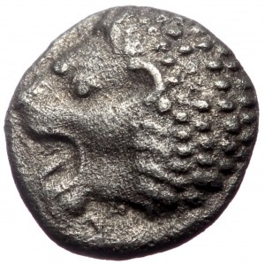 Caria, Mylasa. AR Hemiobol (Silver, 0.40 g, 6 mm). Circa 420-390 BC.