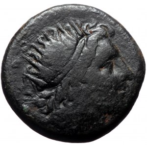 Caria, Rhodes, AE, (Bronze, 16.41 g 28 mm), Circa 88-85 BC.