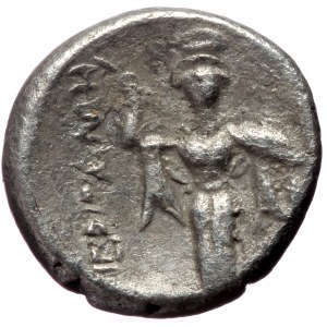 Mysia, Pergamon, AR Diobol, (Silver, 1.29 g 11 mm), Circa 310-282 BC.