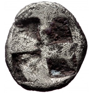 Mysia, Kyzikos, AR Hemiobol, (Silver, 0.61 g 9 mm),Circa 520-480 BC.