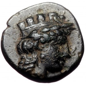 Mysia, Plakia, AE. (Bronze, 1.39 g 12 mm), 4th century BC.