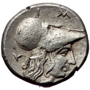 Mysia, Lampsakos, AR Diobol. (Silver, 1.23 g 10 mm), 4th-3rd centuries BC.