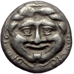 Mysia, Parion, AR Hemidrachm, (Silver, 2.11 g 13 mm), 4th century BC.