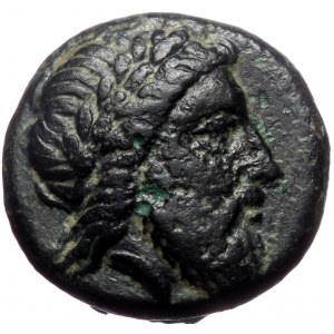Mysia, Adramytion, AE,(Bronze, 1.70 g 12 mm), Orontes, satrap of Mysia, Circa 357-352 BC.