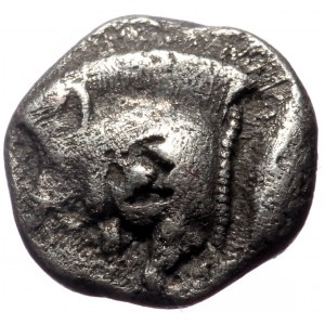 Mysia, Kyzikos, AR Hemiobol, (Silver, 0.55 g 7 mm), Circa 450-400 BC.